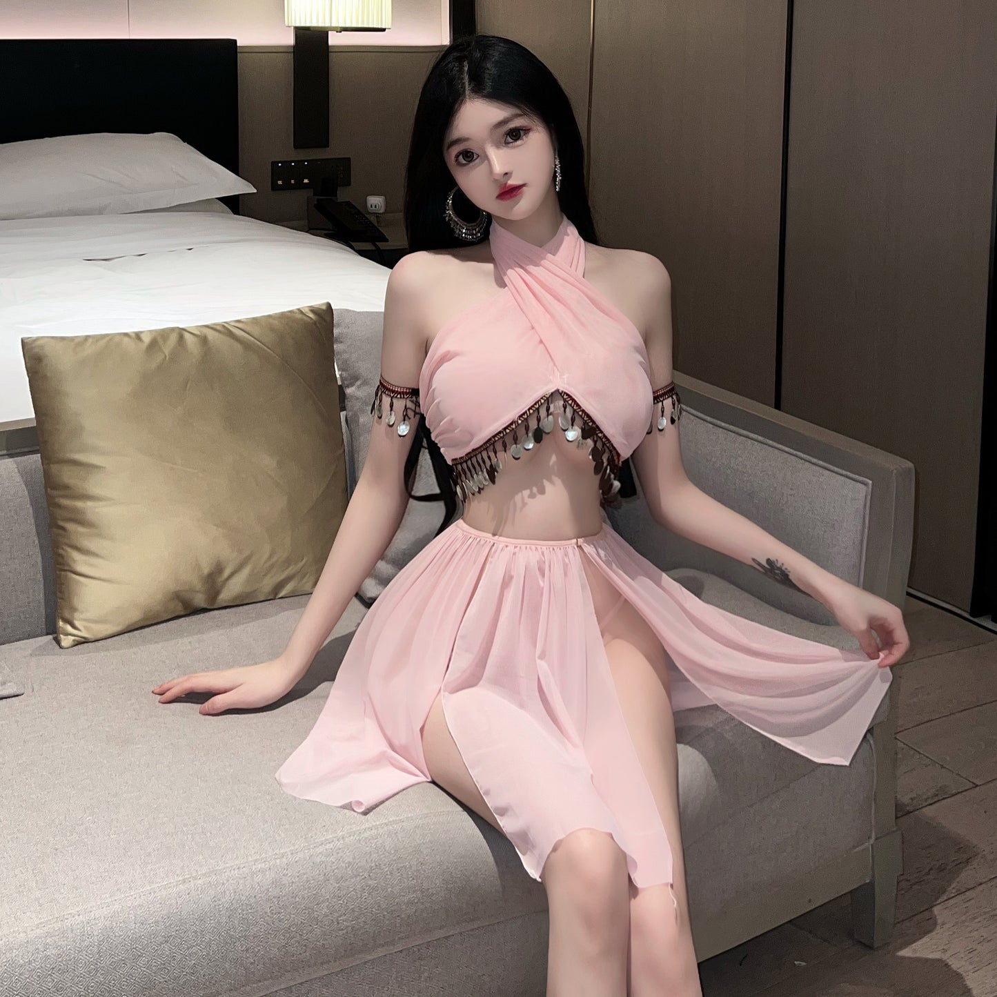 Lingerie sexy with Spaghetti strap