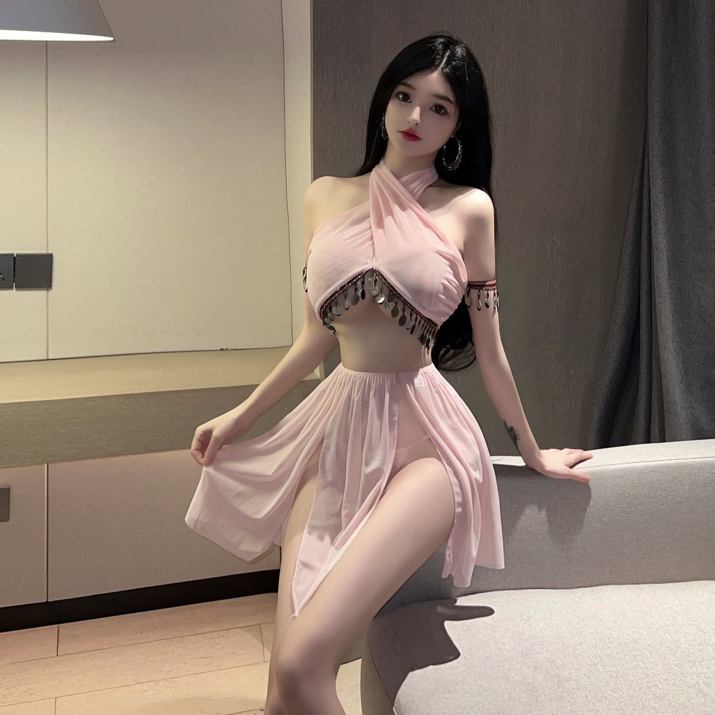 Lingerie sexy with Spaghetti strap