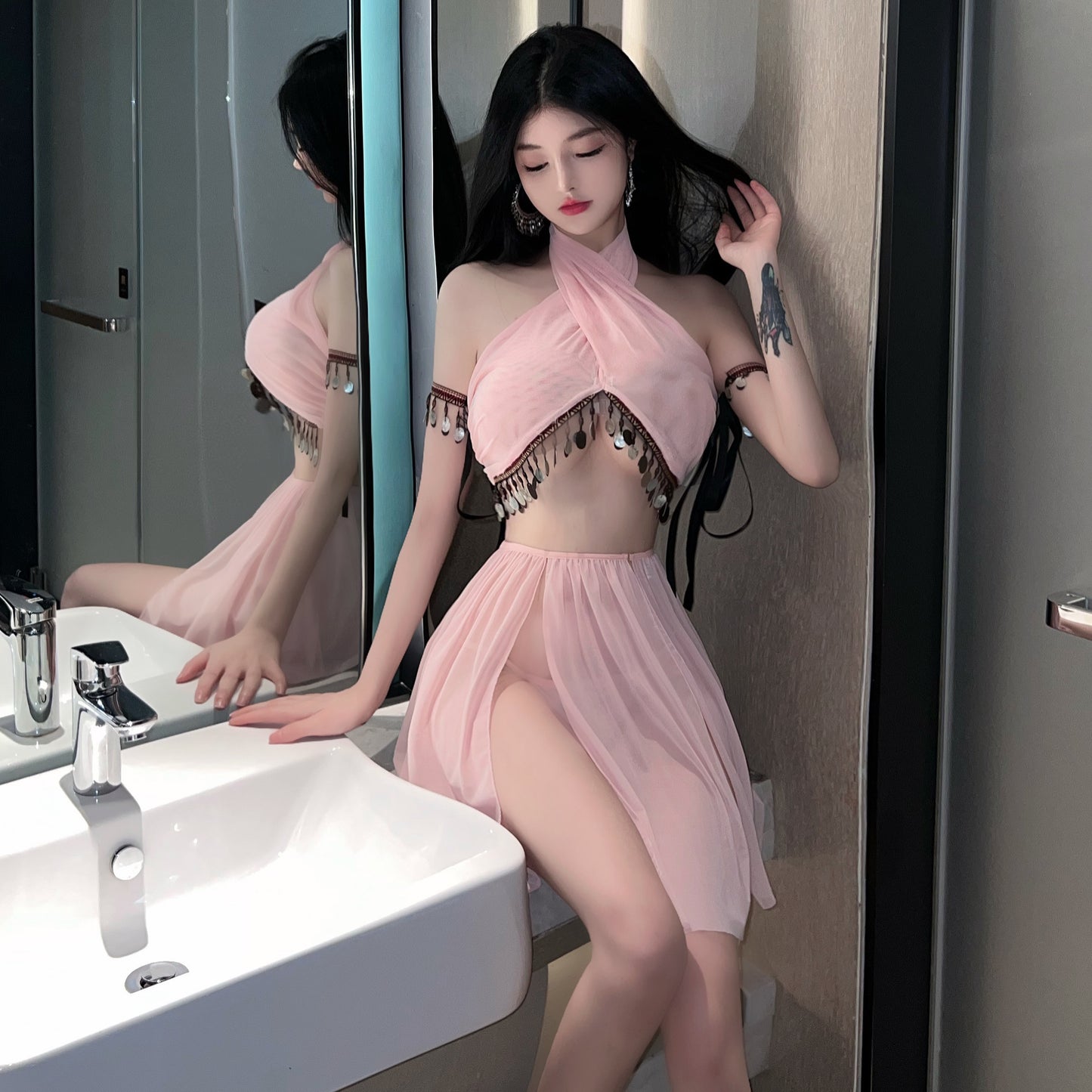 Lingerie sexy with Spaghetti strap