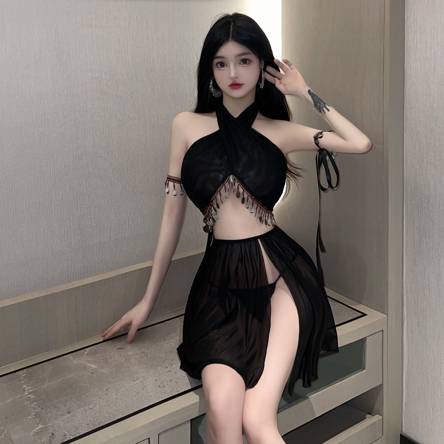 Lingerie sexy with Spaghetti strap